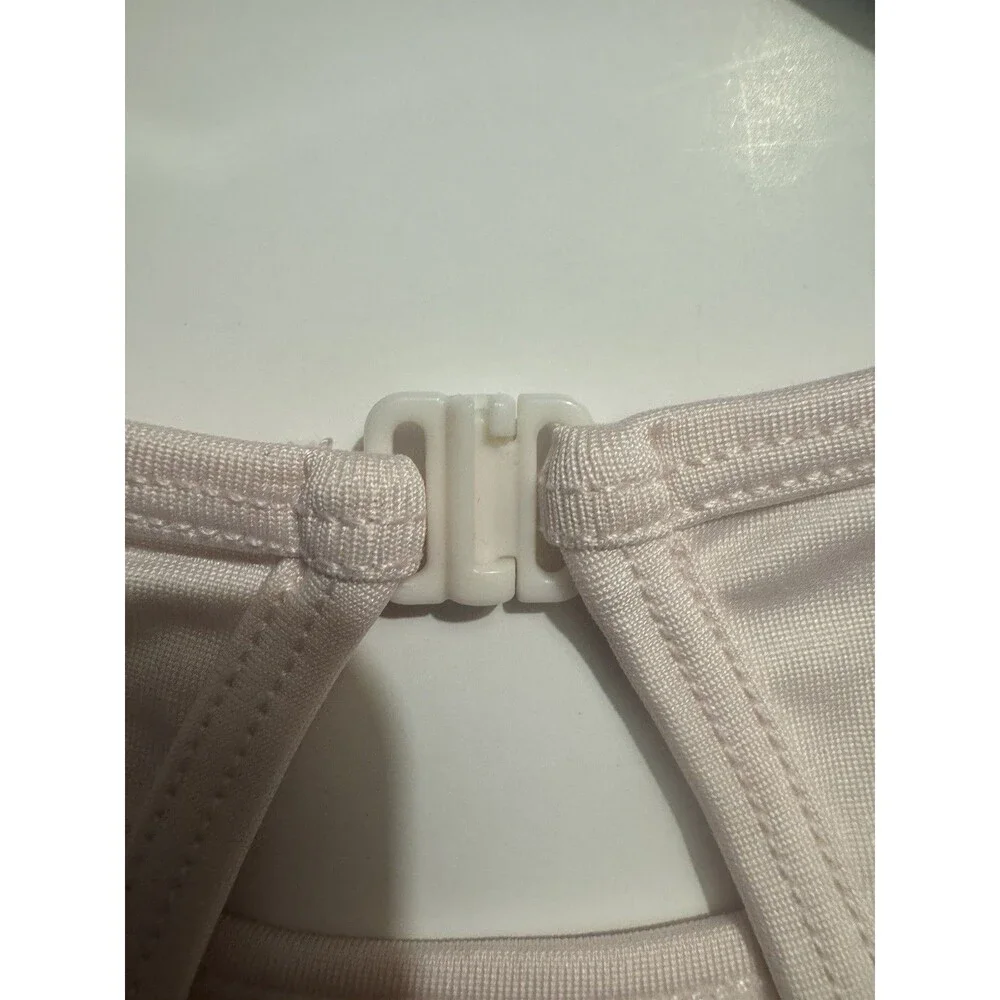 Justice Girls Pink Long Sleeve Leotard Dance Gymnastics XL 16-18 w/ Scrunchie